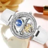 Ladies Watch Automatic Woman Luxury Fashion Waterproof Watch for Women Watches Skeleton Tourbillon Mechanical Clock Relogio New 3
