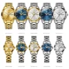 JSDUN Top Romantic Couple Watch Tungsten Steel Strip Imported Movement Imported Movement  Automatic Mechanical Watch for Lovers 6