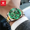 OLEVS 5885 Man Watch Original Brand Waterproof Quartz Watch Stainless Steel Strap Automatic Date Mens Gifts Watches For Man 3