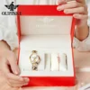 OUPINKE 3305 Luxury Elegant Women's Watches Containing Genuine Gold Waterproof Automatic Mechanical Watch Date Waterproof Watch 2
