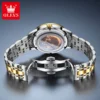 OLEVS 7063 Moon Phase Business Men's Watches Date Luminous Waterproof Automatic Mechanical Watch Classics Simple Wrist Watch 2