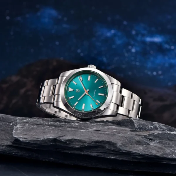 PAGANI DESIGN 2024 New Z-Blue Men's Mechanical Watches Luxury Sapphire Glass Automatic Watch For Men NH35A Stainless steel Clock 2