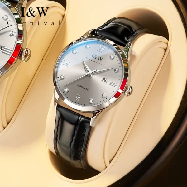 Carnival High End Series IW Brand Luxury MIYOTA NH36A Mechanical Watch for Women Waterproof Date Fashion Diamond Womens Watches 1