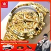 OLEVS 9913 New Mens Watch Original Quartz Watch Waterproof Luminous Watches For Men Multifunctional Chronograph Mens Gifts Reloj 1