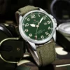 Seagull Luxury Bracelet Military Men Watch Automatic Mechanical Watches For Men Wear Resistant Leather Strap Luminous Clock D581 6
