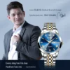 OLEVS 9931 Top Sale Men's Watches Fashion Trend Quartz Wristwatch Original Waterproof Stainless Steel Watch for Man Date Week 4