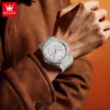 OLEVS Top Brand Men's Watch Luxury Fashion Original Automatic Mechanical Watch for Man Waterproof Luminous Date Week Reloj 4