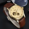 LONGLUX automatic watch elegant style wholesale mechanical wristwatches skeleton rome waterproof  mens watch men gift 1
