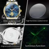 OLEVS brand2900 Men's Watches Stainless Steel Calendar Moon phase Watch Chronograph Big Dial Men's Wristwatches Original 5