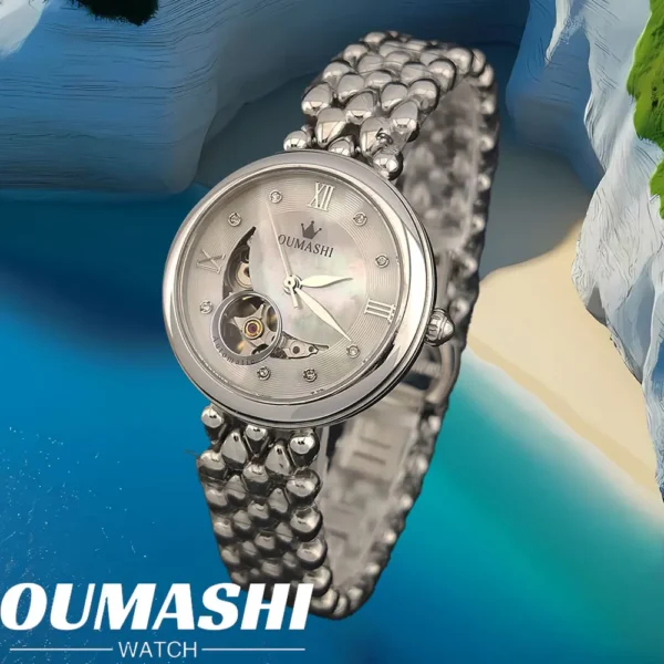 Luxury Fashion Women's Wristwatch Watch For Women Mechanical watch Ladies Elegant Gift Waterproof  5ATM Clock Reloj 1