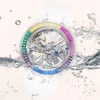Luxury Mechanical Women Watch Transparent Case Skeleton Elegant Silicone Strap Waterproof Ladies Wristwatch Girls Dress Watch 4