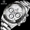 Relojes Hombre 2024 BENYAR New  Watches Men Luxury Brand Chronograph Male Sport Watches Waterproof Stainless Steel Quartz  Watch 1