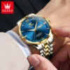 OLEVS Fashion Business Simple Men's Watches Calendar Week Trend Automatic Mechanical Watch Luminous Waterproof Brand Wristwatch 3