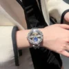 Sun, Moon and Stars Watch Women's Mechanical Watch High-end Women's Light Luxury Niche Women's Watch High-value Steel Band Watch 4